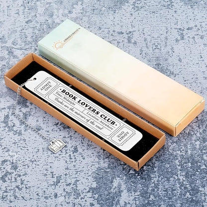 Bookmark Gifts for Book Lovers Women Graduation Gift for Best Friend Daughter Son Her Bookish Gift for Readers Reading BFF Coworkers Sister Birthday Christmas Gift for Adults Teen Girls Boys Book Club