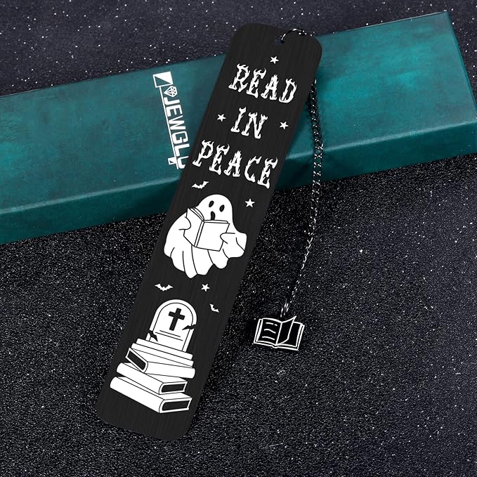Stocking Stuffers for Women, Christmas Gifts for Book Lovers Bookish, White Elephant Gifts for Adults Useful, Cute Bookmarks Spooky Bookmark Gifts, Horror Lovers Gifts, Anniversary Birthday Gifts