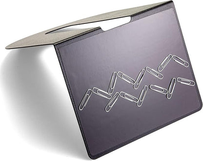 Officemate® OIC® Magnetic Heavy-Duty Bookends, 10" x 8" x 8", Black, Set Of 2