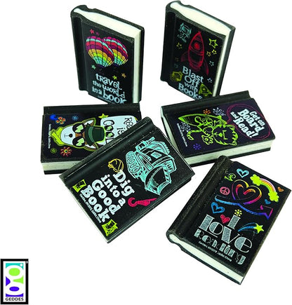 Raymond Geddes Reading Rocks! Pencil Erasers (Pack of 48)