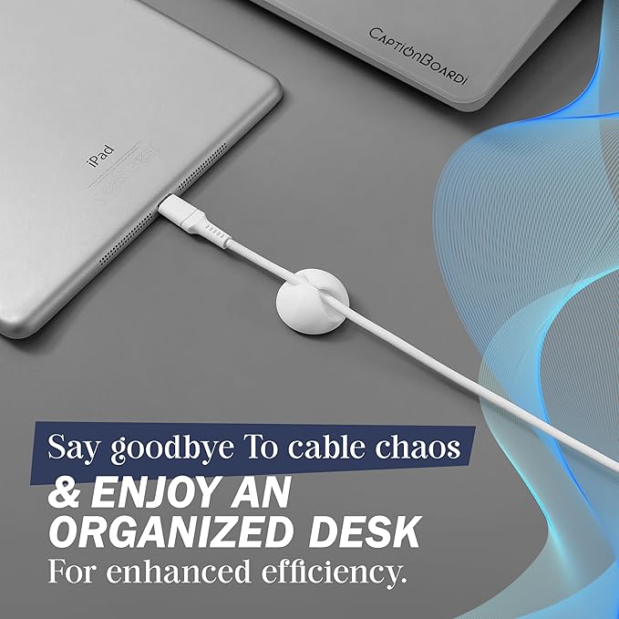 15-Inch Desktop Whiteboard - Glass Dry Erase Board for Desk Whiteboard with Stand with 3 Markers, Spray Bottle, 3 Cable Holders & Storage Box Work from Home Office Gadgets, Grey