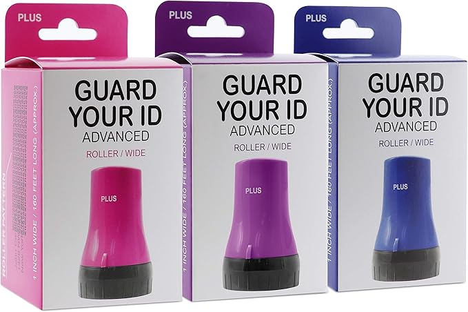 Plus Guard Your ID Roller Advanced Wide (Xtra Mixed: Blue Pink Purple)