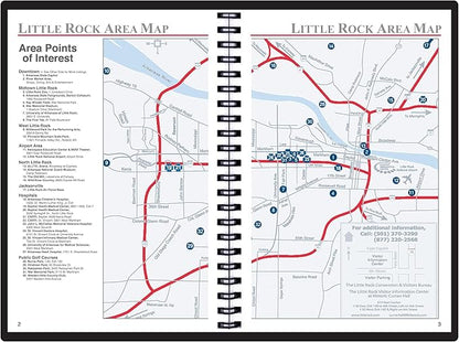 2025 Datebook & City Themed Planner – Resource Guide with Daily, Weekly & Monthly Views – 3-Year Reference Calendar - Multi-Purpose Travel Notebook Guide & Adventure Diary (Little Rock '25)
