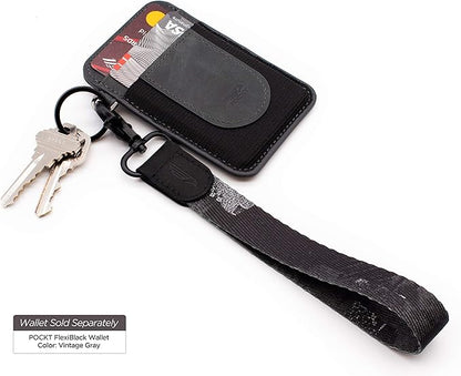 POCKT Lanyard for Keys Wristlet Strap Key Chain Holder for Men and Women - Cool Hand Wrist Lanyards for Keys and Wallets
