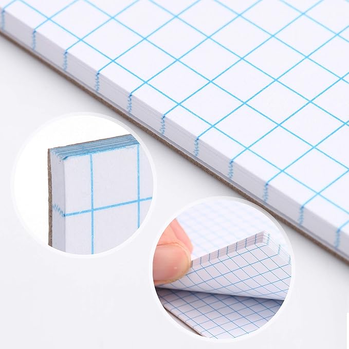 Mr. Pen- Engineering Paper Pad, Graph Paper, 5x5 (5 Squares per inch), 17"x11", 22 Sheets, Engineering Pad, Grid Paper, Computation Pads, Drafting Paper, Squared Paper, Blueprint Paper, Writing Paper