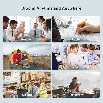 DotexlTech Portable Carry Case, Compatible with DotexlTech, Phomemo, JADENS Portable Printer