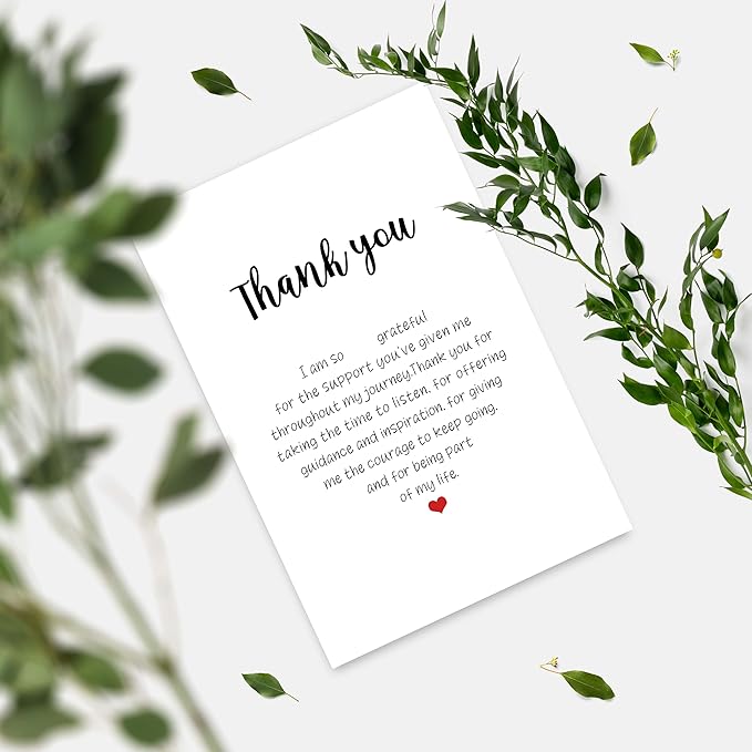 Heartwarming Thank You Card for Him Her, Funny Appreciation Card for Teacher Boss, Sweet Thank You Card for Friends Family, Friendship Card, Thank You for Being Part Of My Life