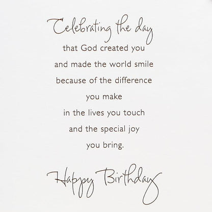 American Greetings Religious Birthday Card (A Gentle Soul)