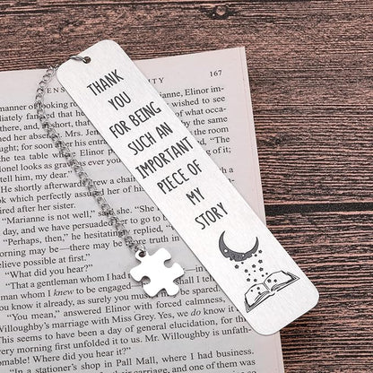 Thank You Gifts for Women Men Bookmarks for Book Lovers Employee Appreciation Gifts for Coworkers Boss Male Teacher Gifts Valentine Christmas Metal Bookmark Gifts for Readers Retired Office Bulk Gifts