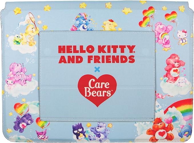 Sonix x Sanrio Laptop Sleeve, Foldable Case and Stand Compatible with Most 15 inch Laptops (Hello Kitty + Care Bears)
