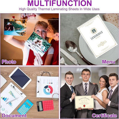 CAREGY Thermal Laminating Pouches,150 Pack Laminating Sheets,3 Mil,9 x 11.5 Inches, Education Supplies & Craft Supplies, for Laminators, Letter Size Sheets