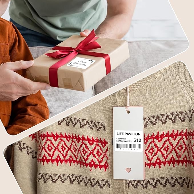 Storage Bin Labels for NIIMBOT B1 B21 B3S, 1.57'' x 1.18'' (40x30mm) Kitchen Labels for Containers, Waterproof, Oil-Proof and Tear-Proof Thermal Printer Labels