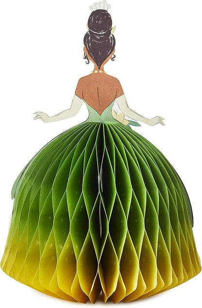 Hallmark Paper Wonder Disney Princess Pop Up Birthday Card (Honeycomb Tiana) for Birthdays, Encouragement, All Occasions