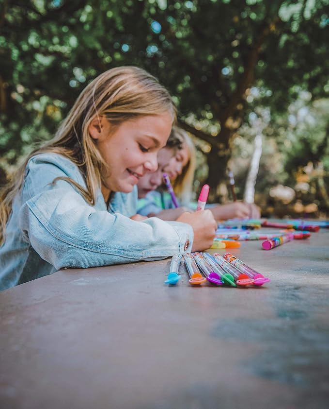 Colored Smencils - Patented Gourmet Scented Colored Pencils made from Recycled Newspapers, 10 Count, Gifts for Kids, School Supplies, Classroom Rewards