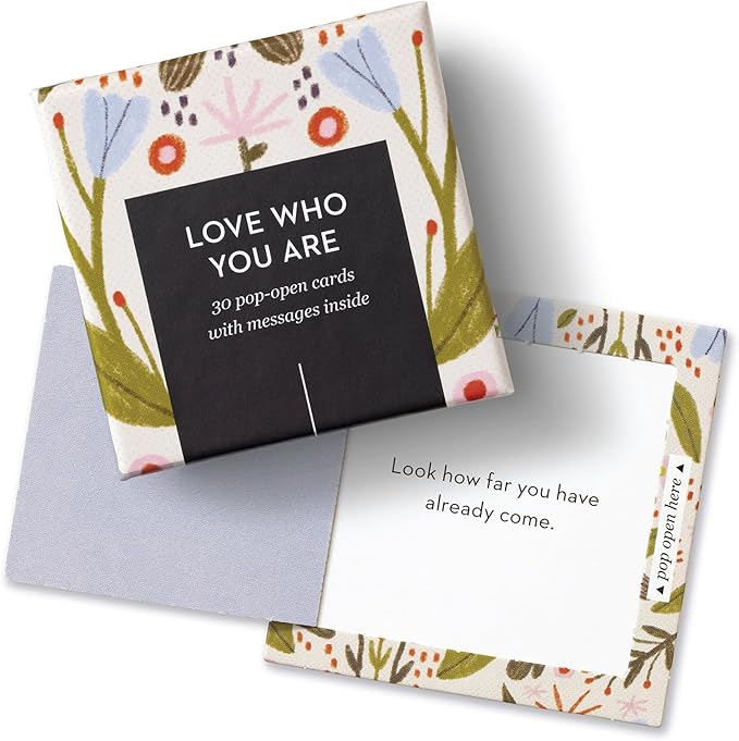 Compendium ThoughtFulls Pop-Open Cards – Love Who You Are – 30 Pop-Open Cards, Each with a Different Inspiring Message Inside