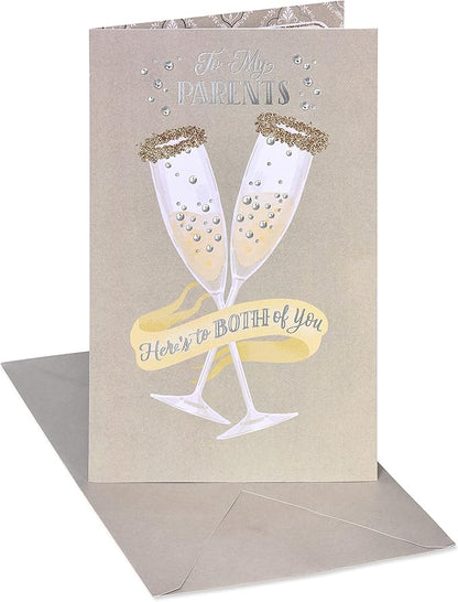 American Greetings Anniversary Card for Parents (Love is Worth Keeping)