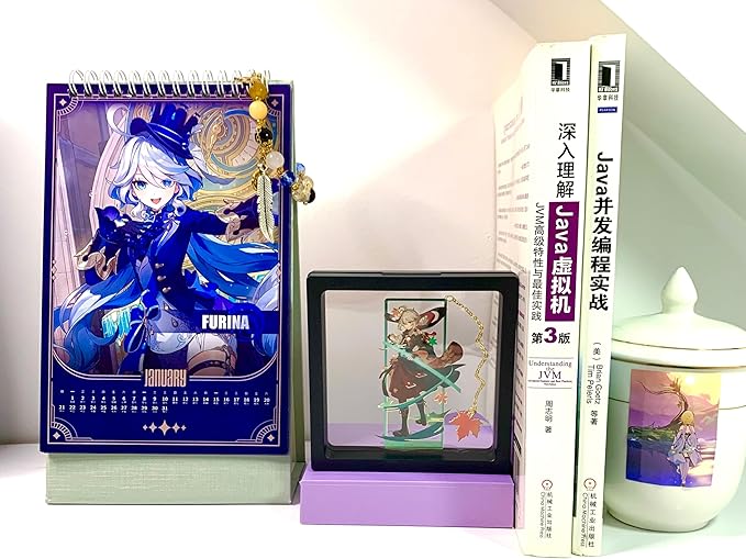 Genshin Impact Kazuha Brass Bookmarks with 3D Display Box for Women Men Sisters Friends - Birthday Gifts for Book Lovers - Zllada