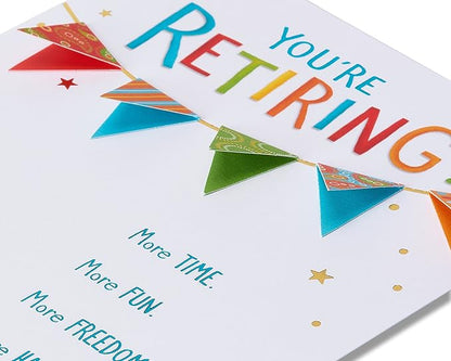 American Greetings Funny Retirement Card (Good things)