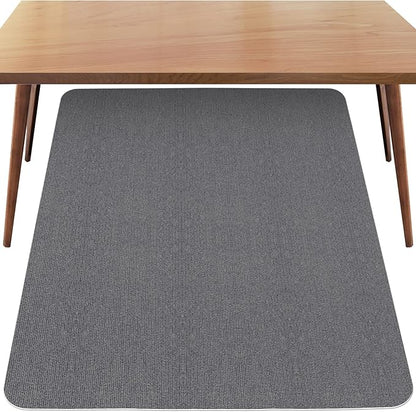 Sycoodeal Office Chair Mat for Hardwood Floor,Computer Gaming Chair Mat,Office Chair Mat for Tile Floor,Large Floor Protector Rug,Anti-Slip,Easy to Clean,Grey(48"x36")