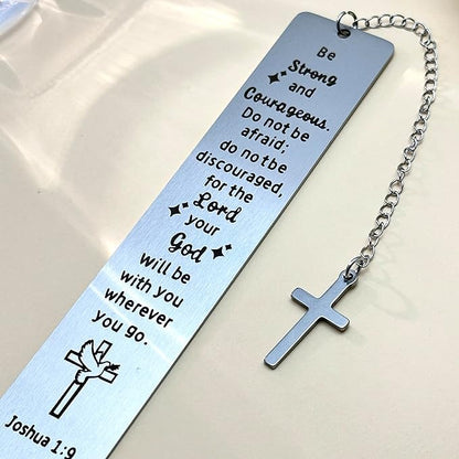 Chirstmas Christian Gifts for Women Men, Baptism Gifts for Girl Boy, First Communion Gifts for Teens, Confirmation Gifts for Teenagers, Religious Bible Verse Bookmark Easter Basket Stuffers Faith Mark
