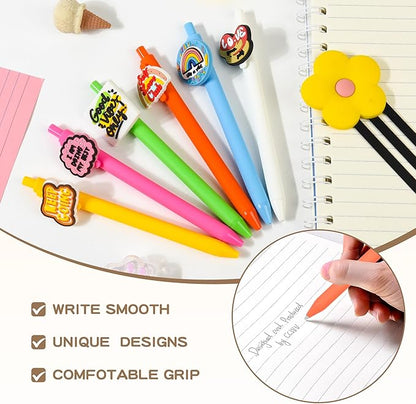 10Pcs Funny Ballpoint Pens with Motivational Quotes Emotional Support for Adults Bulk for Coworkers Team Staff Funny Office Stationary (Motivational 1)