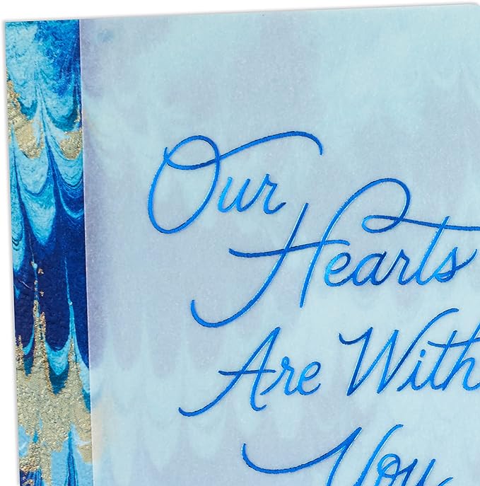 Hallmark Sympathy Card from Both or From All (Our Hearts Are With You) (5RZB2133)
