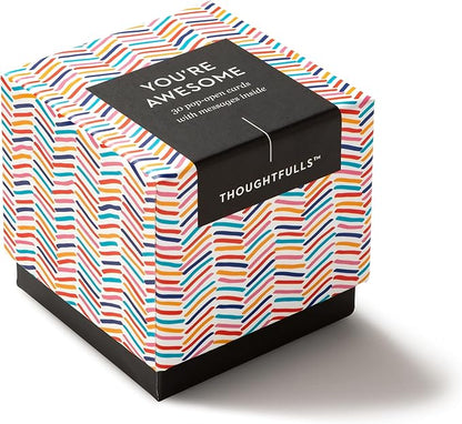 Compendium ThoughtFulls Pop-Open Cards — You’re Awesome — 30 Pop-Open Cards, Each with a Different Inspiring Message Inside