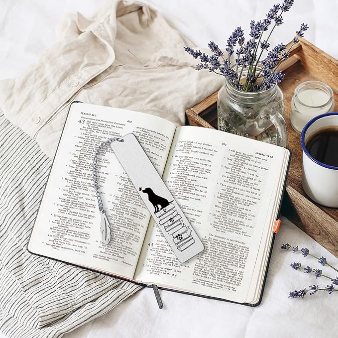 Dog Book Markers for Women Inspirational,Funny Bookmarks for Students Teachers School Home Office Supplies,Book Lover Dog Lover Friends Girl Sister Mom Female Christmas Birthday Gifts JCH8