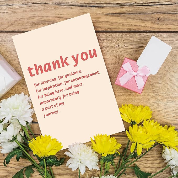Funny Thank You Card for Friends Family, Boss’s Day Cards for Boss Manager, Lovely Appreciation Card Gift for Teacher Mentor