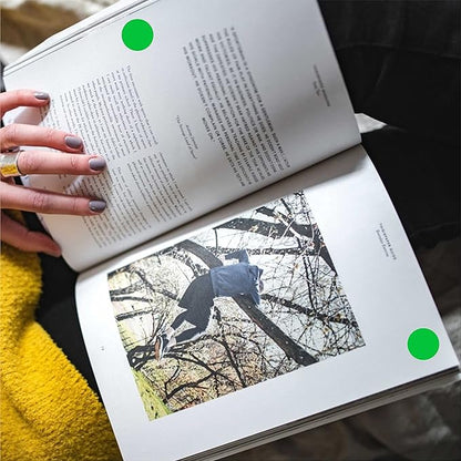 PARLAIM 0.75" Round Color Coding Circle Dot Labels in Roll, 1000 Stickers, 3/4 inch for Garage Sale, Green