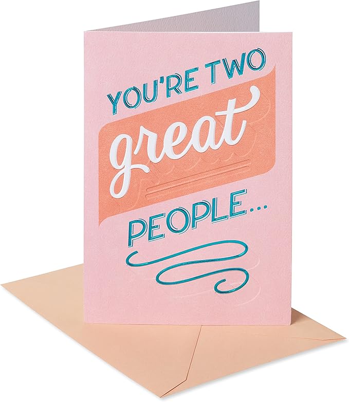 American Greetings Anniversary Card for Couple (Great People)