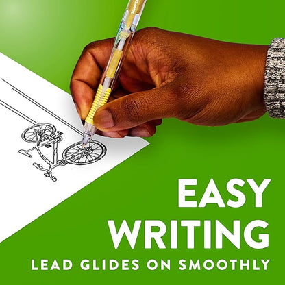 Paper Mate Clearpoint Mechanical Pencils 0.7mm, HB #2 Pencil Lead, 2 Pencils, School Supplies, Teacher Supplies, Drawing Pencils, Sketching Pencils, 1 Lead Refill Set, 2 Erasers