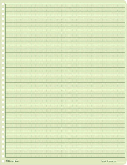 Rite in the Rain Weatherproof Side Spiral Notebook, 8.5" x 11", Green Cover, Universal Page Pattern (No. 973-MX)