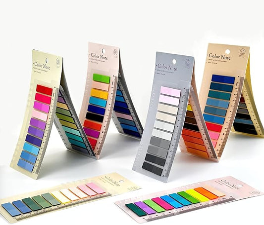 Sticky Tabs 2000 Pieces Book Tabs, Sticky Note Page Markers, Multi Colors Annotation Tabs, Writable and Repositionable Book Flags Tabs Strip Annotation Supplies
