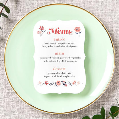 Avery Postcards with Flourish Edges and Sure Feed Technology, 3.5" x 5", Matte White, 100 Cards Total, Laser/Inkjet Printable Cards (5627)