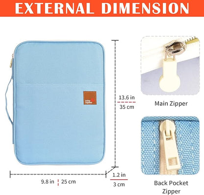 Lanola A4 Document Bags Portfolio Waterproof Business File Holder Travel Gear Organizer Electronics ccessories Bag