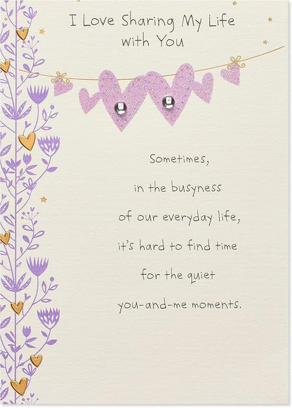 American Greetings Romantic Birthday Card (You-And-Me Moments)