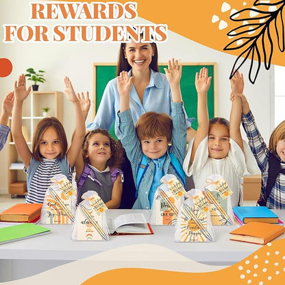 200 Pcs Bible Verse Sets Church Christian Gift Include 50 Scripture Notebooks 50 Bible Bamboo Pens 50 Thanks Tags 50 Organza Bags for Women Man Christian Party Gifts(Boho Color,Bohemian)