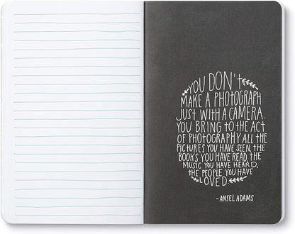 Compendium Softcover Journal - It's not what you look at that matters, it's what you see. – A Write Now Journal with 128 Lined Pages, 5″W x 8″H