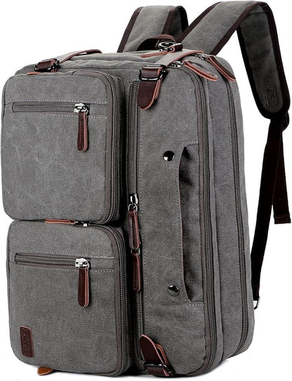 BAOSHA Convertible Briefcase Backpack 17 Inch Laptop Bag Case Business Briefcase HB-22