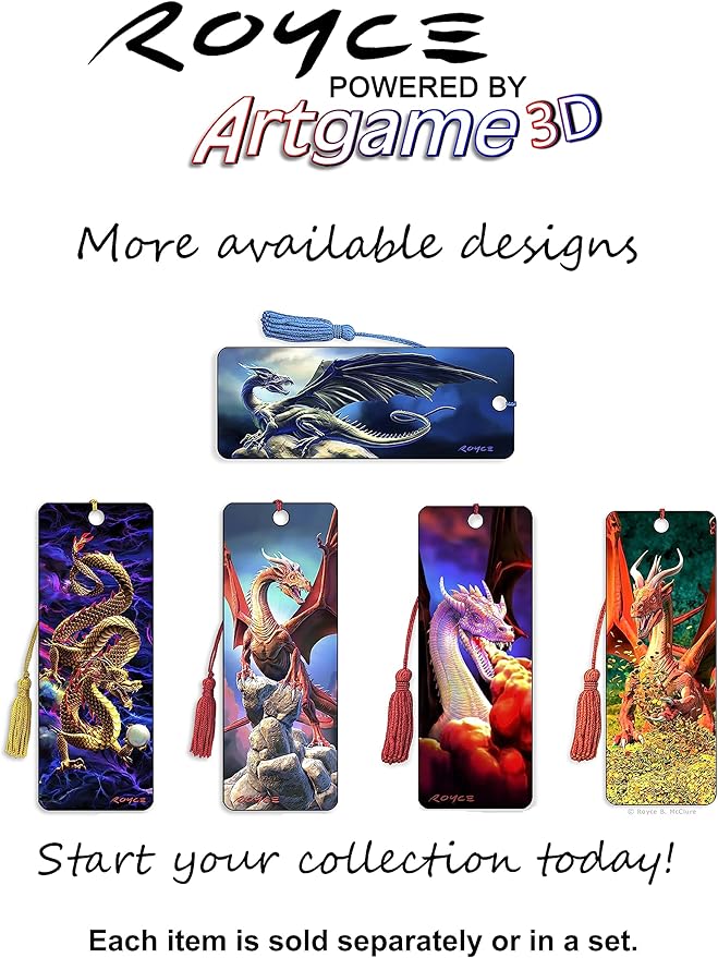 3D Royce Bookmark by Artgame - Dragon Haord