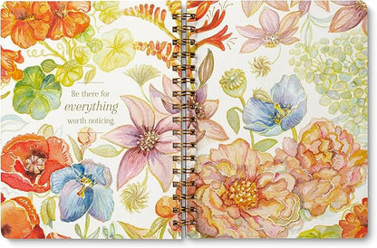 Compendium Spiral Notebook – Seek Out Beauty Where It Lives. – A Designer Spiral Notebook with 192 Lined Pages, College Ruled, 7.5" W x 9.25" H