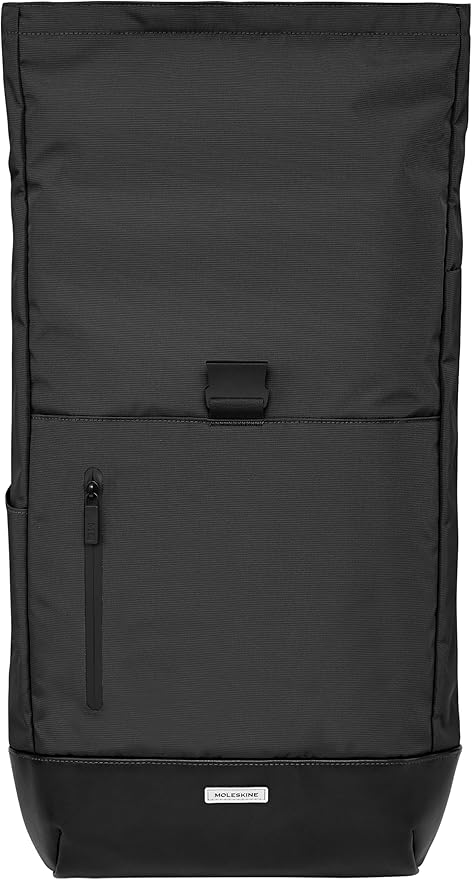 Moleskine Metro ROLLTOP Backpack Black, One Size