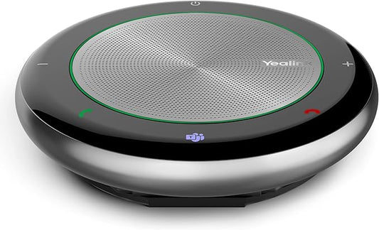 Yealink Bluetooth Speakerphone Conference Microphone Teams Certified CP700 USB Full Duplex Noise Reduction Algorithm Home Office 360° Voice Pickup (Package Without dongle)