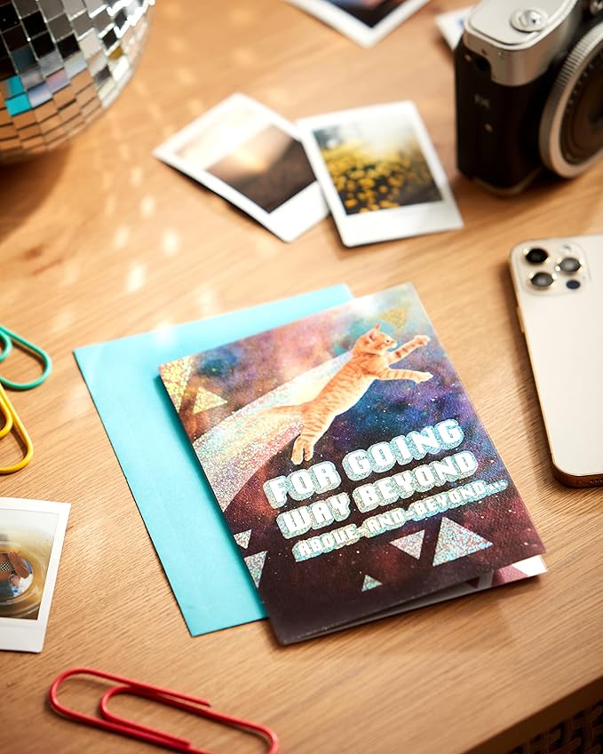 American Greetings Cat Thank You Card (Beyond Grateful)