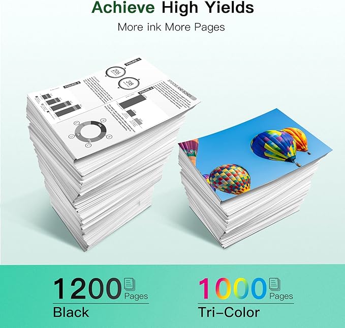 910XL Ink for HP 910XL Ink Cartridges Combo Pack Replacement for HP 910 Ink Cartridges for HP Printers HP910XL Work for Office Jet Pro 8020 8025 8028 8010 Printer, Black and Color