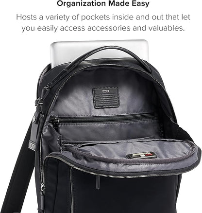 TUMI Harrison Warren Backpack - 15-Inch Laptop Backpack - Stylish Women's & Men's Backpack for Travel & Business - Black
