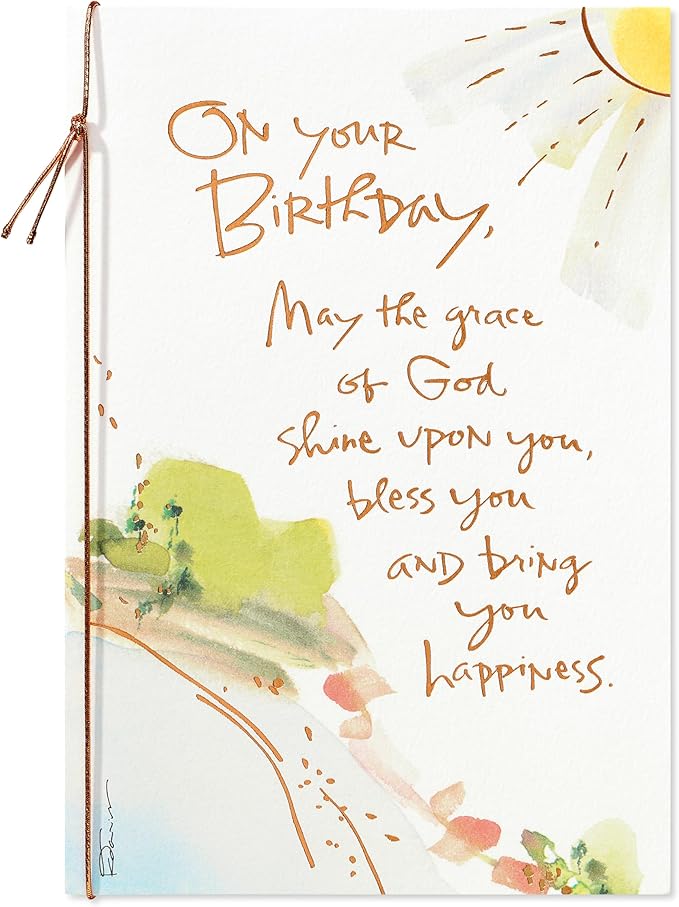 American Greetings Religious Birthday Card (Wonderful Birthday)