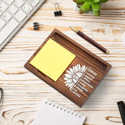 Admin Assistant Appreciation Gifts, Thank You Gifts for Administrative Assistant Office Assistant Secretary Front Desk, Admin Assistant Desk Self-Stick Note Pad Holders TZP07
