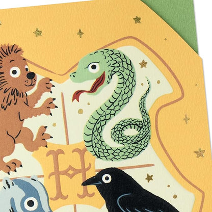 Hallmark Harry Potter Baby Card (Love, Magic and Mischief) for Baby Showers, New Parents, Gender Reveal Party